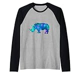 Tierliebhaber mit Einhorn-Motiv, Cyan / Violett / Blaugrün Rag