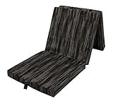 Wolkenwunder Klappmatratze, Gästematratze, Reisebett, Notbett, Faltmatratze, Campingmatratze,3-teilig (Klappmatratze - Anthrazit)