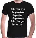 buXsbaum® Herren T-Shirt Bedruckt Ich Bin EIN Ingenieur | XXXL, Schw