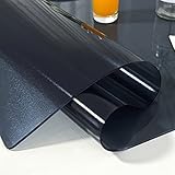 Transparente Kunststoff-Tischdecke, PVC-Tischdecke, Vinyl-Tischdecken, leicht zu reinigen, wasserdicht, abwischbar, für Esszimmer/Wohnzimmer/C
