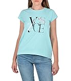 Yes Zee Damen-T-Shirt T232-TA03 Frühling/Sommer, Türkis S