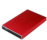 Externe Festplatte, 2 TB, tragbar, ultradünn, HDD, USB 3.0, kompatibel mit PC, Mac, Desktop, Laptop (2 TB, A-Netzwerk)