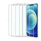 YJHL QIQIBH 5 Stück Schutzglas für iPhone 12 7 8 6 Plus Displayschutzfolie für iPhone X XS XR 11 12 Pro Max SE 2020 Mini gehärtetes Glas (Farbe: für iPhone 6 6S, Material: 5 Stück)