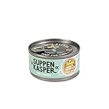 GranataPet Suppenkasper Huhn & Thunfisch, Snack für Katzen, Suppe gegen den kleinen Hunger, Leckerchen für extra Flüssigkeitszufuhr, Katzenfutter ohne Getreide & Zuckerzusätze, 12 x 70 g