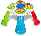 Chicco Spieltisch der Sinne, Interaktiver Spieltisch mit 5 sensorischen Bereichen, Lernspielzeug mit Geräuschen und Lichtern, Montessori Spielzeug - Kinderspielzeug 10 Monate bis 4 J