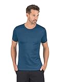 Trigema Herren T-Shirt 602201, Gr. XX-Large, Blau (Jeans 043)