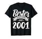 Herren Bester Ehemann seit 2001 zum 20. Hochzeitstag Vintage Retro T-S