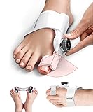 Hallux Valgus Korrektur, Tech Love Zehenspreizer Schiene Verstellbarer Korrektur für Damen und Herren, mit Hallux Valgus Trainingsgürtel zur Bunion-Entlastung