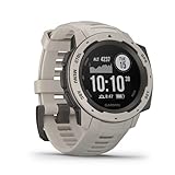 Garmin Instinct - wasserdichte GPS-Smartwatch mit Sport-/Fitnessfunktionen und bis zu 14 Tagen Akkulaufzeit. Herzfrequenzmessung am Handgelenk, Fitness Tracker und Smartphone Benachrichtigung