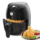 Heißluftfritteuse XL, 3.5L,1500W Airfryer, Frittieren ohne Öl, Heißluft Fritteusen, Antihaft-Frittierkorb, Automatische Abschaltfunktion, ölfrei, Leicht zu reinigen, B