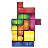 GOODS+GADGETS Tetris Lampe Stapelbare LED Tischleuchte Stimmungslicht Retro Tetrislampe Leuchte B