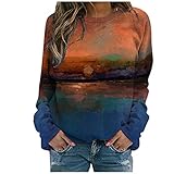 WWricotta Longshirt Damen - Fitness Kleidung Damen Lustige Tshirts Thermoshirt Damen Langarm Business Tshirt Damen Kleidung Damen Women's Long Sleeve Top