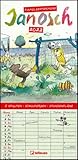 Janosch Familienplaner - Kalender 2022 - teNeues-Verlag - Familienkalender mit 5 Spalten und niedlichen Illustrationen - Monatsplaner - 22 cm x 45 cm - Küchenkalender mit Platz zum Eintrag