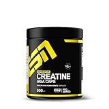 ESN Creatine Giga Caps, hochwertiges ultrafeines Creatine Monohydrat, vegan, 300 Kap