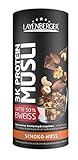 Layenberger 3K Protein Müsli Schoko-Nuss, satte 50 % Eiweiß und nur 18,3 % Kohlenhydrate bei nur 5,3 g Zucker, (1 x 390 g)