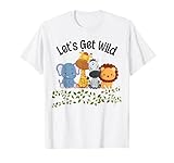 Let's Get Wild Zoo Tiere Safari Party A Day At The Zoo T-S