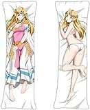 Zrtfreo Princess Zelda The Legend of Zelda 3D Doppelseitig hohe Auflösung-Anime-Muster drucken Umarmt Manga Kissenbezug ?150X50cm(59inx19.6in)