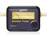 Anadol SF22 Sat-Finder 19.2 digital mit Pegelskala und Signalton - Messgerät zur Ausrichtung ihrer digitalen Satellitenanlage - Satelliten-Finder mit hoher Empfangsempfindlichk