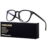 Vimbloom Blaulichtfilter Brille Computerbrille PC Gaming Bluelight Filter Uv Blue Light Blocking Glasses Anti Damen Herren Ohne Stärke Entspiegelt VI387