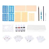 Tattoo-Training Microblading Praxis-Kit Übung Haut Piercing Tattoo Supplies Tattoo Make-up Too Blank T
