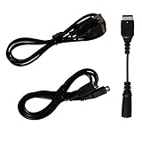 Timorn GBA SP Kabel, GBA SP Ladekabel GBA SP Kopfhöreradapter GBA SP Linkkabel USB Ladekabel 3,5 mm Kopfhörer Anschluss Adapterkabel Kabel 2 Spieler Game Link Kabel für Gameboy Advance S