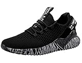 Generic 1505 Damen Sportschuhe Air-Dämpfung Laufschuhe Turnschuhe Sneaker Schwarz 36 EU