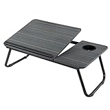 ZBQLKM Computer-Hubtisch 5 Ebenen der höhenverstellbaren Tray-Tabelle, Computerstiftstützständer, Faltbarer Laptop-Bettständer mit Becherhalter, geeignet for Camping, Schlafsaal, Bü