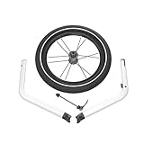 Thule 0872299043019 Chariot 2 Jogging Set 2017 Fahrrad Anhänger, Silb