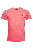 Superdry Herren OL Vintage EMB Crew T-Shirt, Orange (Volcanic Orange Space Dye T1S), S