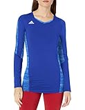 adidas Women's Volleyball Quickset Long Sleeve Jersey, Small/Large, Collegiate Roy