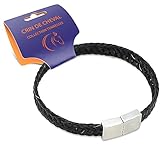 Crin de cheval - Rosshaar-Armband - Rosshaar Schmuck für Damen und Herren - Armband-Sammlung Tennessee - 20 bis 21 cm - Schw