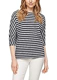 s.Oliver Damen Streifenshirt mit Fledermausärmeln navy stripes 46
