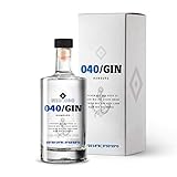040 Gin inkl. hochwertiger Geschenkverpackung - Manufaktur Gin des HSV - fruchtig frischer Hamburger Gin (1 x 0,5l)