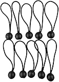 URBANESSENTIALS Elastische Bungee-Seile, robust, wasserdicht, aus Polypropylen und Latex, für Planen, Camping, Boote, Fahrräder, Kofferräume und Gepäckträger, 10 Stück (20,3 cm)