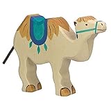 Holztiger Kamel mit Sattel, 80165