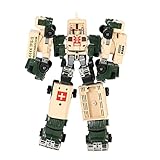 CLNAONG Baufahrzeug LKW Fünf-in-Eins-Roboterspielzeug Modell Transform Robot Actionfiguren Modell KO-Version JIGFLY