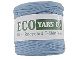 Eco Yarn Co Super Chunky recyceltes T-Shirt-Garn zum Häkeln, Makramee und Stricken, 700 g, 120 m (Vintage Blue)