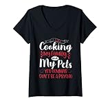 Damen Lustige Lerngrafik für Lehrer (in englischer Sprache) T-Shirt mit V