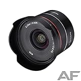 SAMYANG 22841 AF 18mm F2,8 FE für Sony E Mount Vollformat, APS-C I ultra leichtes Weitwinkel-Objektiv mit 100° Bildwinkel, schnellem Autofokus I Festbrennweite für Sony Alpha A7C A7 III A6400