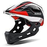 EASTINEAR Fahrradhelm Kinder Fullface Kleinkind Helm für BMX 3-8 Jahre Multisport Fahrradhelm für Jungen Mädchen Skateboard Roller (Schwarz)