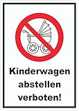 HB-Druck Kinderwagen abstellen verboten A5 (148x210mm)