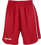 Spalding 4Herii Damen-Shorts, Rot/Weiß, FR (Größe Hersteller: XXXS)
