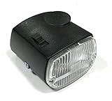 Scheinwerfer Schwarz Komplett für Piaggio Ciao PX P PXV N