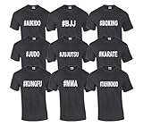 S.B.J - Sportland schweres schwarzes Qualitäts T-Shirt #Karate, Gr. XXL