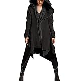 Damen Pelzmantel Felljacke Jacke warme Plüsch Mantel lose Teddyfell Parka Elegant Kunstpelz Faux Kunstfell Overcoat Lange Kunstp
