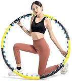 PZFC Fitnessreifen Magnetische Massage Fitness Hoops Beruf Exercise Hoop 8 Abschnitt Splicing Abnehmbare Einstellbare Übung Weighted Training Hoop groß for Übung Weight Loss Fitness Hula Hoop