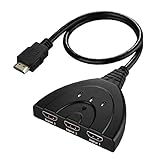 Switcher-Splitter 3-switcher-Splitter-Handbuch-Switch Hdmi Black 3-Port Unterstützt Full Hd 1080p 4k Pigtail-kabelstecker Und Spielen Sie Zur Konvertierung