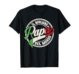 Herren Bester italienischer Papa der Welt Geschenke für Italiener T-S