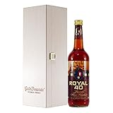 Siebenmärker Royal 40 Jamaika-Rum-Verschnitt mit Geschenk-Holzk