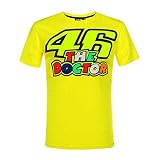 Valentino Rossi Vr46 Classic-46 The Doctor T-Shirt für Herren, Gelb, XXL